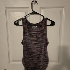 Reel Legends Women's Tank Top - Pink and Black Stripes